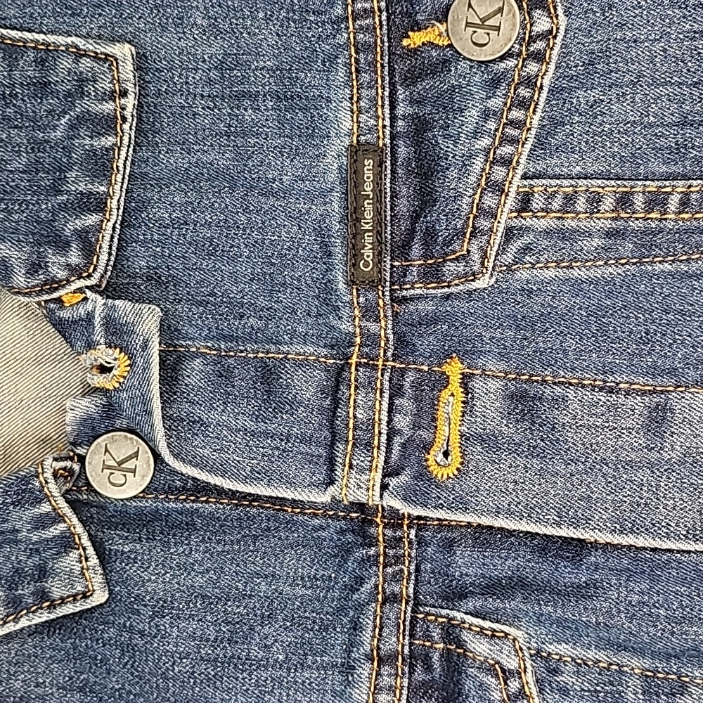 CALVIN KLEIN Denim Jacket size XL - Picture 5 of 6